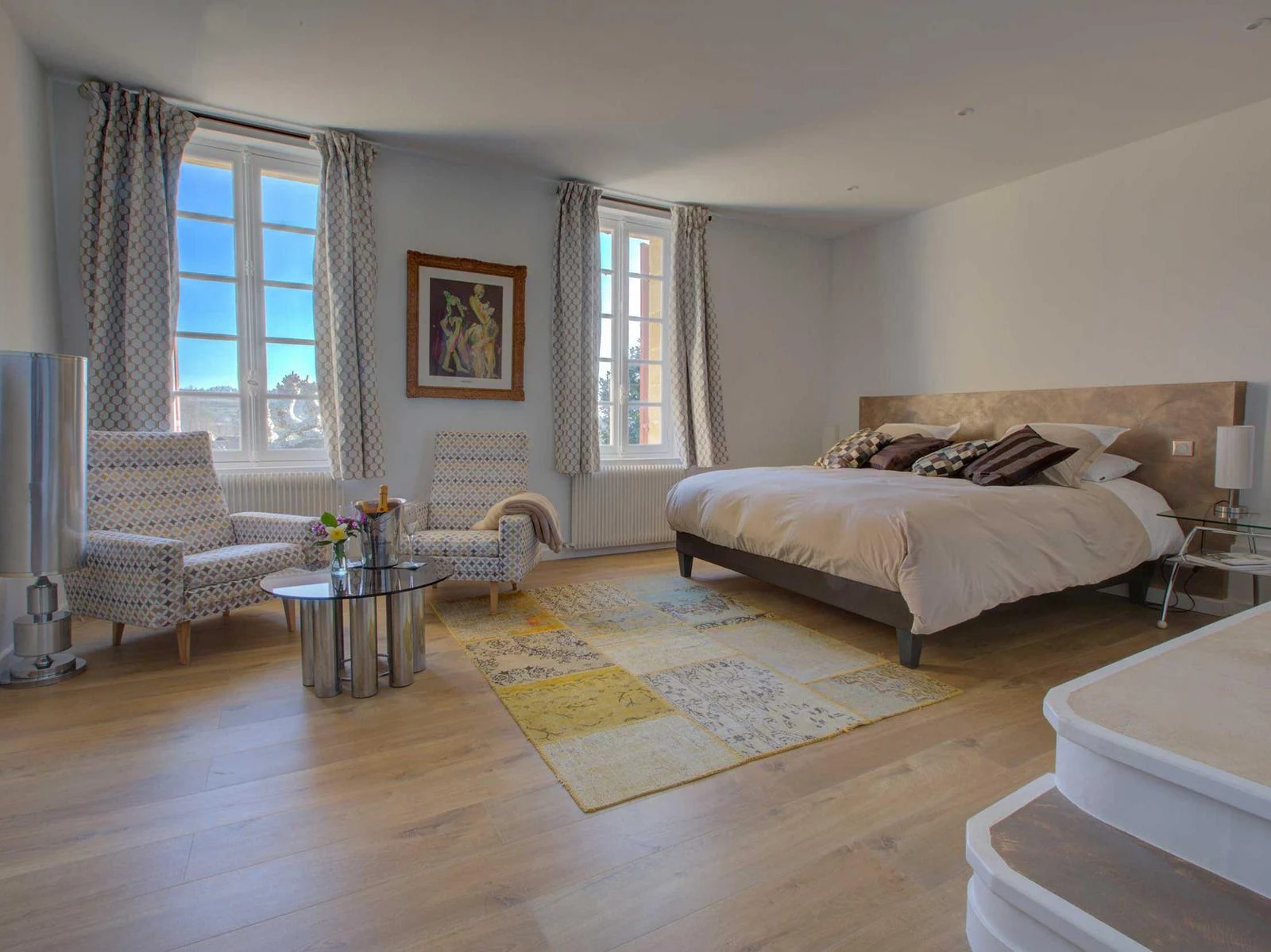 Suite Château — chambre et salon
