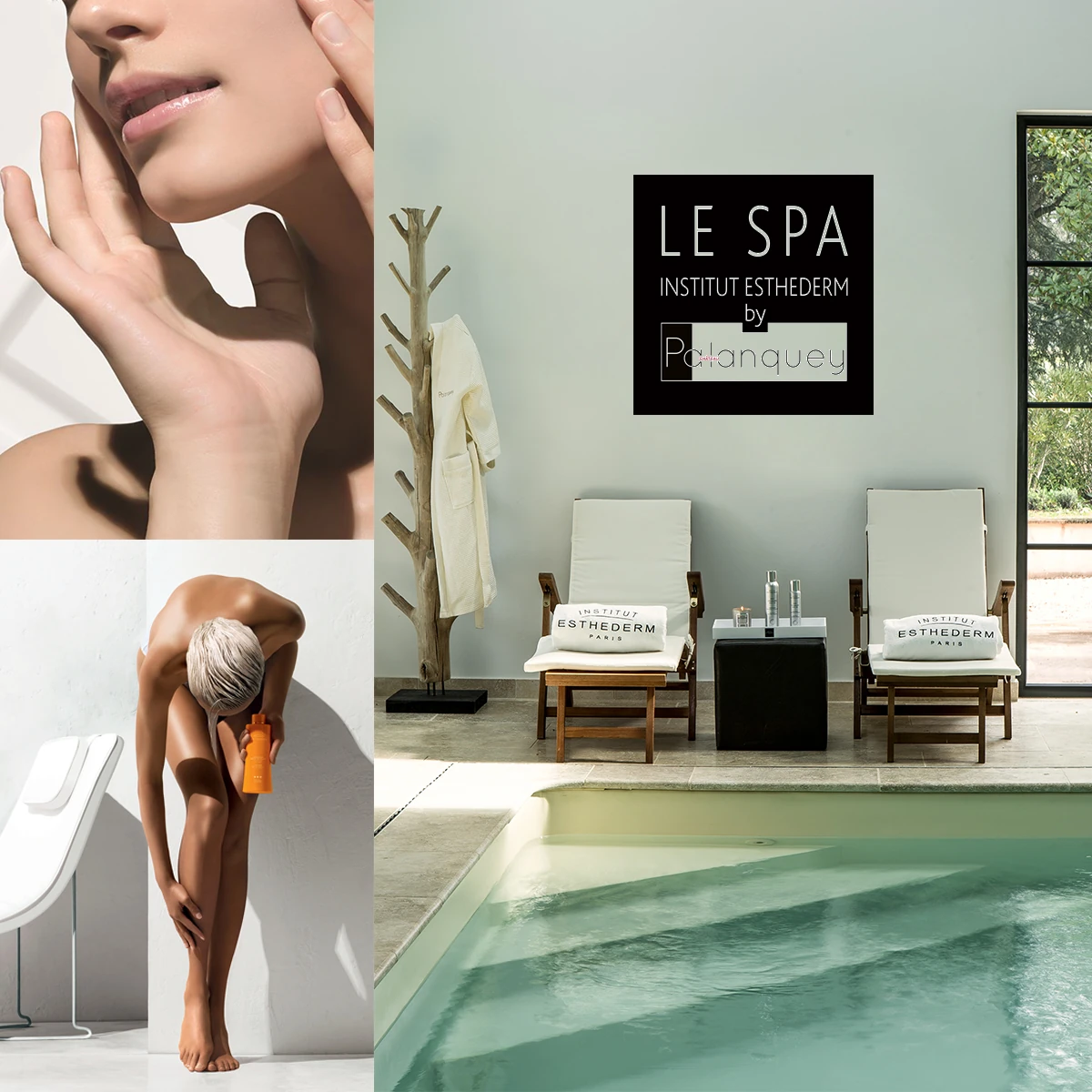 Le Spa Institut Esthederm du Château du Palanquey : soins du visage et du corps et piscine intérieure Le Spa Institut Esthederm du Château du Palanquey : soins du visage et du corps et piscine intérieure